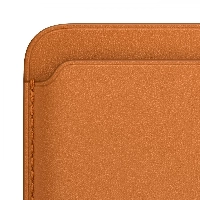 Кардхолдер Apple iPhone Leather Wallet Golden Brown (MM0Q3)