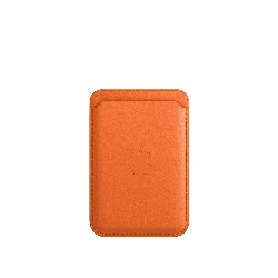 Кардхолдер Apple iPhone Leather Wallet Orange (MPPY3)