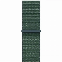 Умные часы Apple Watch Series SE Gen 2 (2024), 44 мм, Starlight Aluminium Case with Lake Green Sport Loop, Сияющая звезда/Зеленый