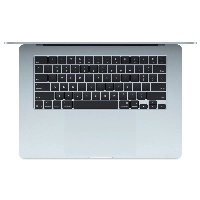Ноутбук Apple MacBook Air 15 2025 2880x1864, Apple M4, RAM 24 ГБ, SSD 512 ГБ, Apple graphics 10-core, macOS, MC7D4, Sky Blue, небесно-голубой