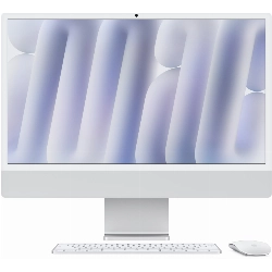 Моноблок Apple iMac 24 2024 (Z1EH000JU), 4480x2520, Apple M4, RAM 24 ГБ, SSD 1024 ГБ, 10-core CPU, 10-core GPU, Nano-texture glass, MacOS, Silver, серебристый