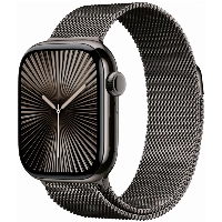 Умные часы Apple Watch Series 10 46 мм, S/M 130-180 мм, Titanium Case Cellular, Milanese Loop, Slate 