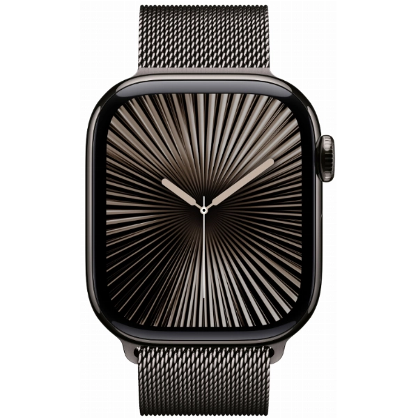 Умные часы Apple Watch Series 10 46 мм, S/M 130-180 мм, Titanium Case Cellular, Milanese Loop, Slate 