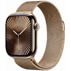 Умные часы Apple Watch Series 10 42 мм, Titanium Case Cellular, Milanese Loop, Gold