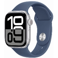 Умные часы Apple Watch Series 10 46 мм, M/L 140-245 мм, Aluminium Case GPS, Silver