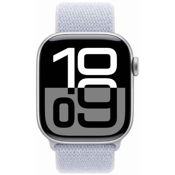 Умные часы Apple Watch Series 10 46 мм, Aluminium Case GPS, Sport Loop, Silver