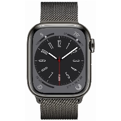Умные часы Apple Watch Series 8 45 мм, Stainless Steel Case with Milanese Loop, Graphite