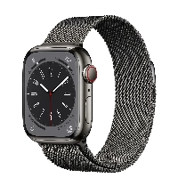 Умные часы Apple Watch Series 8 41 мм, Stainless Steel Case with Milanese Loop, Graphite