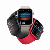 Умные часы Apple Watch Series 8 41 мм, S/M 130-180 мм, Aluminium Case with Sport Band, Silver