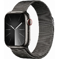 Умные часы Apple Watch Series 9 45 мм, Aluminium Case with Milanese Loop, Graphite