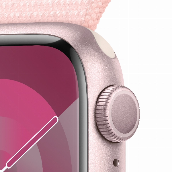 Умные часы Apple Watch Series 9 45 мм, Aluminium Case with Sport Loop, Pink