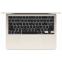 Ноутбук Apple MacBook Air 13 2024 2560x1664, Apple M3, RAM 8 ГБ, SSD 256 ГБ, GPU 8-core, macOS,  MRXT3LL/A, Starligh, сияющая звезда