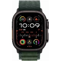 Смарт-часы Apple Watch Ultra 2 2024 49 мм, Black Titanium Case with Dark Green Alpine Loop - M