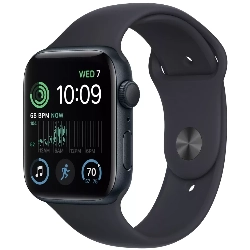 Умные часы Apple Watch Series SE Gen 2 44 мм Aluminium Case, Midnight Sport Band, тёмная ночь - S/M