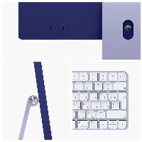 Моноблок Apple iMac 24" 2023 Z19Q0001M, 4480x2520, Apple M3, RAM 24 ГБ, SSD 1 ТБ, 8-core CPU, 10-core GPU, MacOS, Purple, фиолетовый