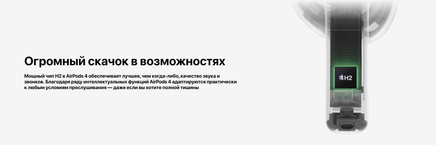 Наушники Apple AirPods 4, White
